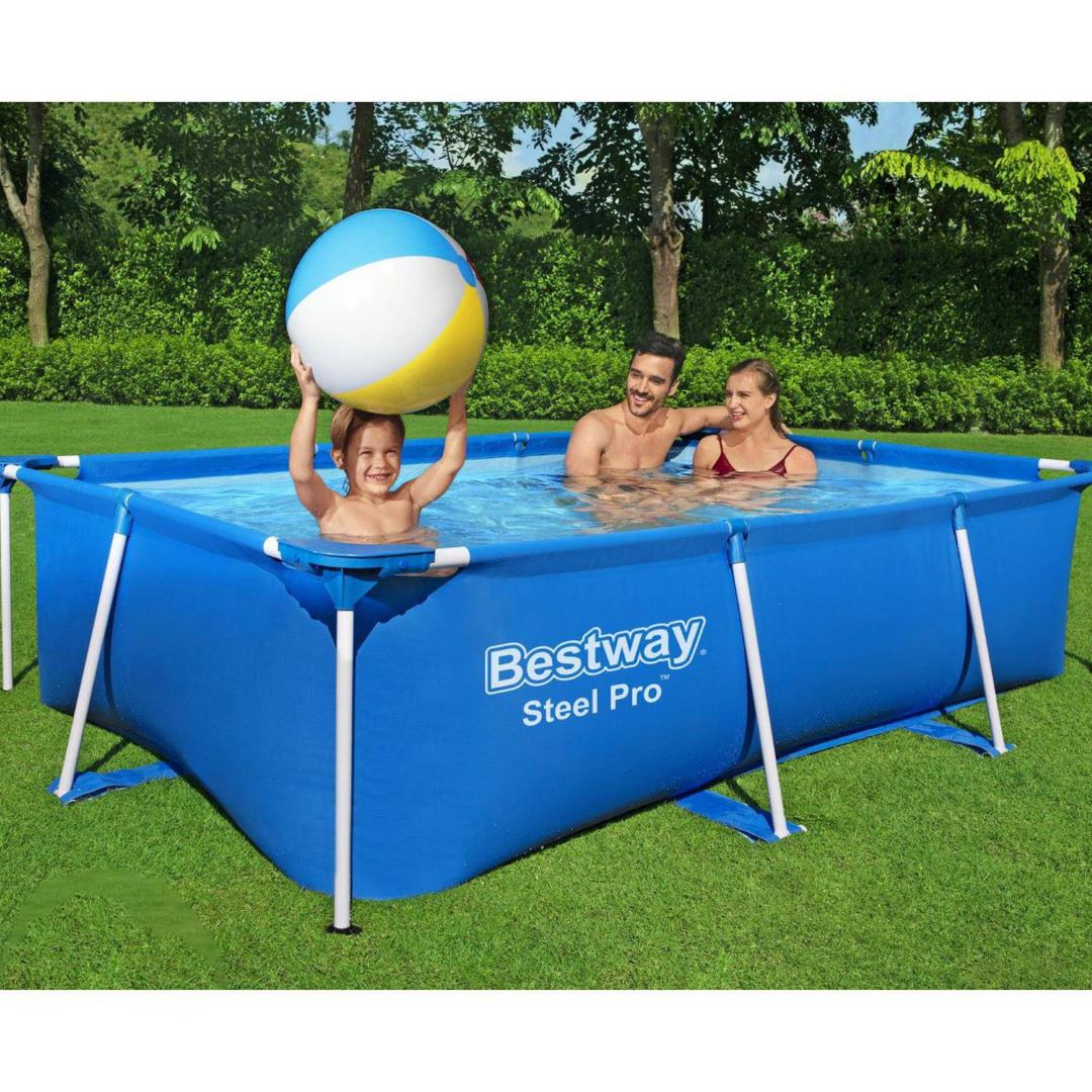 6022715_01 Piscina Rectangular 2.59 cm x 1.70 cm x 61 cm Bestway - Imagen 2