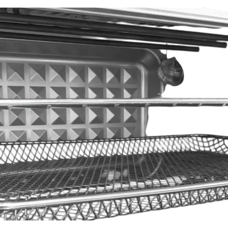 D_NQ_NP_801586-MLA80602108247_11-Photoroom Freidora De Aire Horno Telefunken Aerofryer 320 Digital 32lt Color Gris Oscuro - Imagen 6