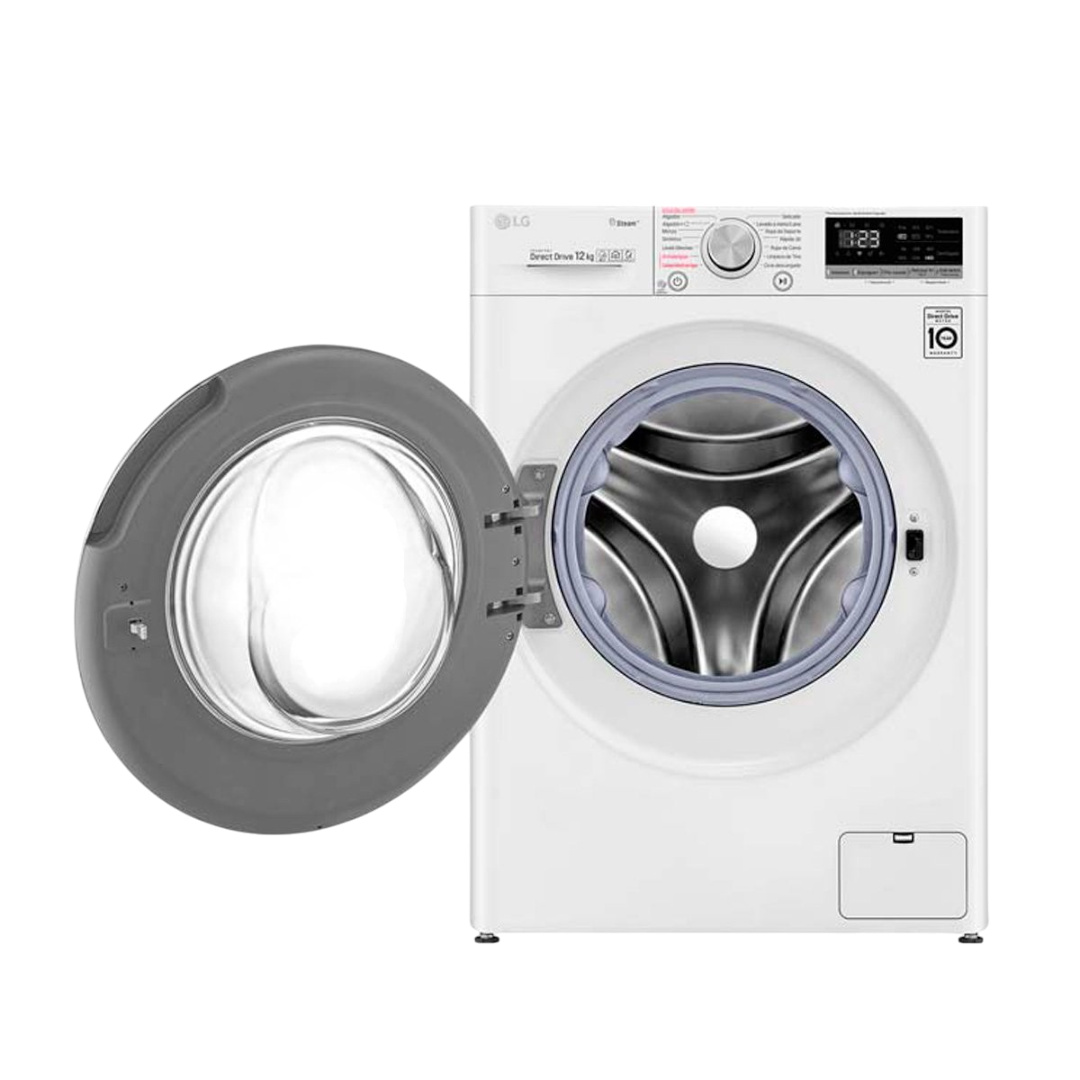 image1-2000377129159-Photoroom Lavadora LG Carga Frontal 12 kg Blanco WM12WVC4S6 - Imagen 2