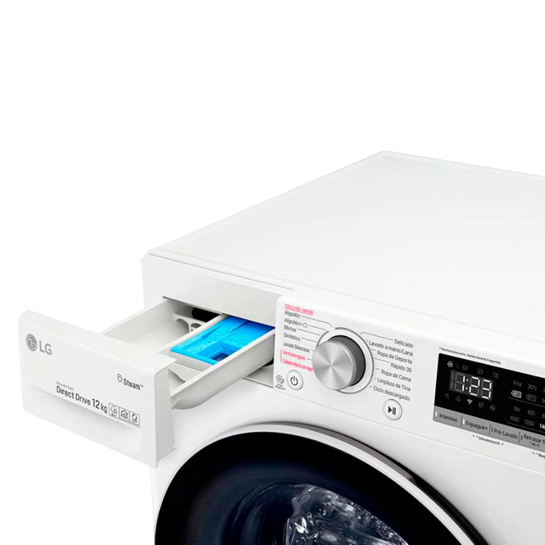 image5-2000377129159-Photoroom Lavadora LG Carga Frontal 12 kg Blanco WM12WVC4S6 - Imagen 5