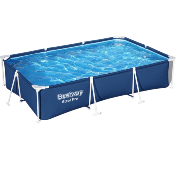 Piscina Estructural Bestway Steel Pro 3.00MX2.01MX66Cm Azul Rectangular