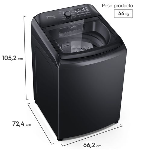 189314-500-500 Lavadora Electrolux Carga Superior 22Kg Expert Jet&Clean y Atrapa Pelusas LS22Y Negra - Imagen 7