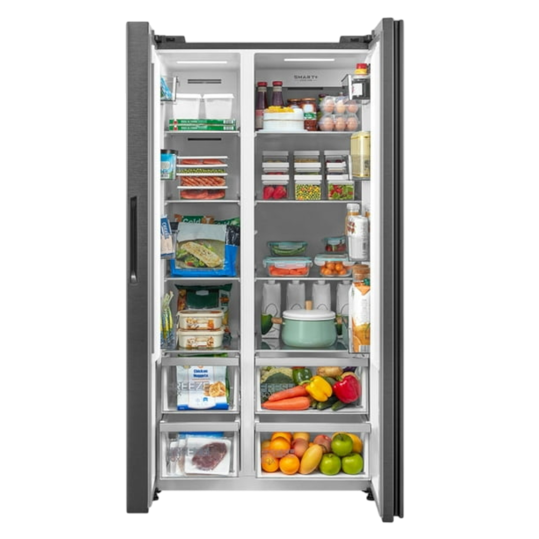 1ba9d29b-ae84-4fcf-908a-6e33c26e-Photoroom Refrigerador Side by Side Midea No Frost 592 Litros MDRS791FGEDX - Imagen 2