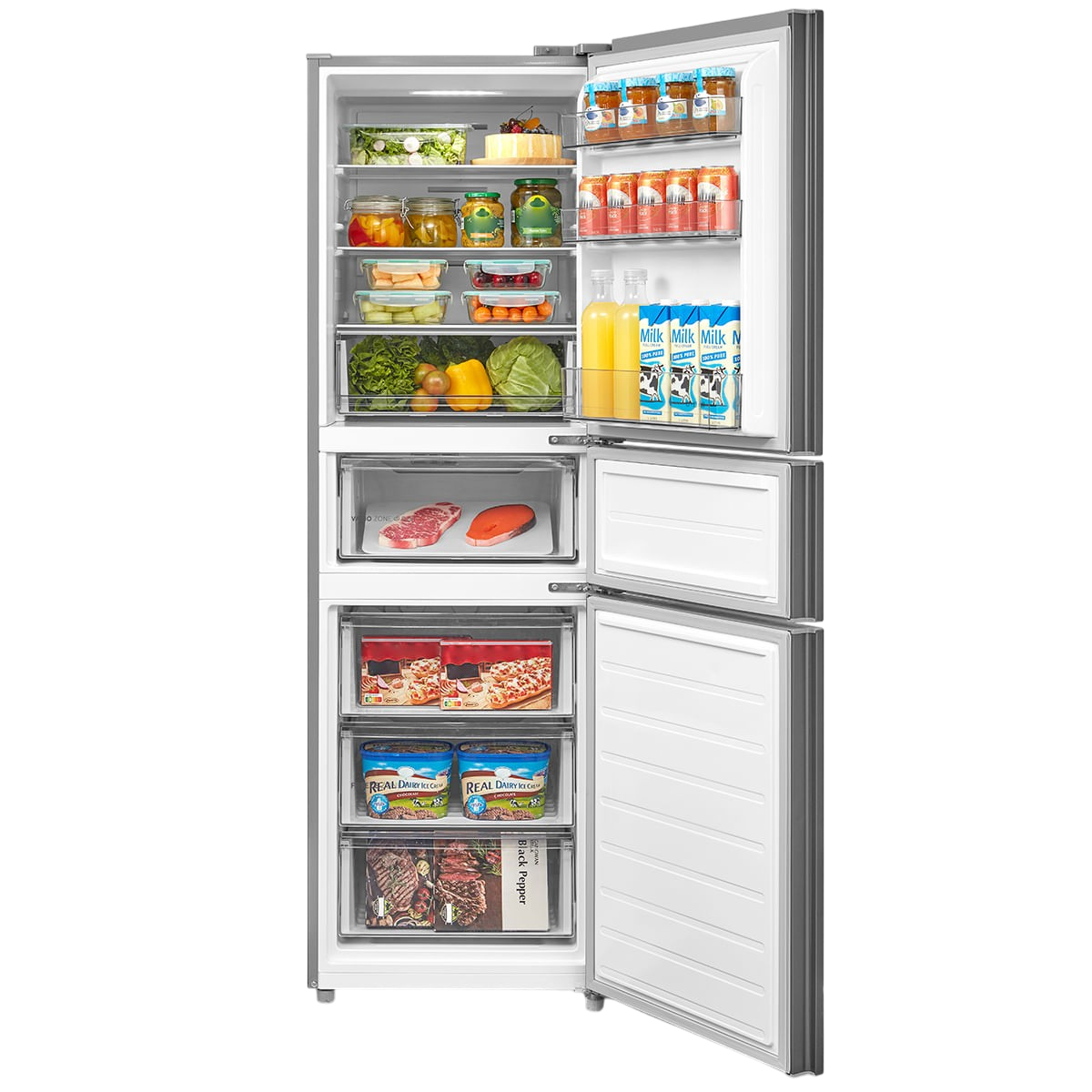 image (2)-Photoroom Refrigerador Midea No Frost 263 lts. Inverter Bottom Freezer MDRB363TDE50IN - Imagen 2
