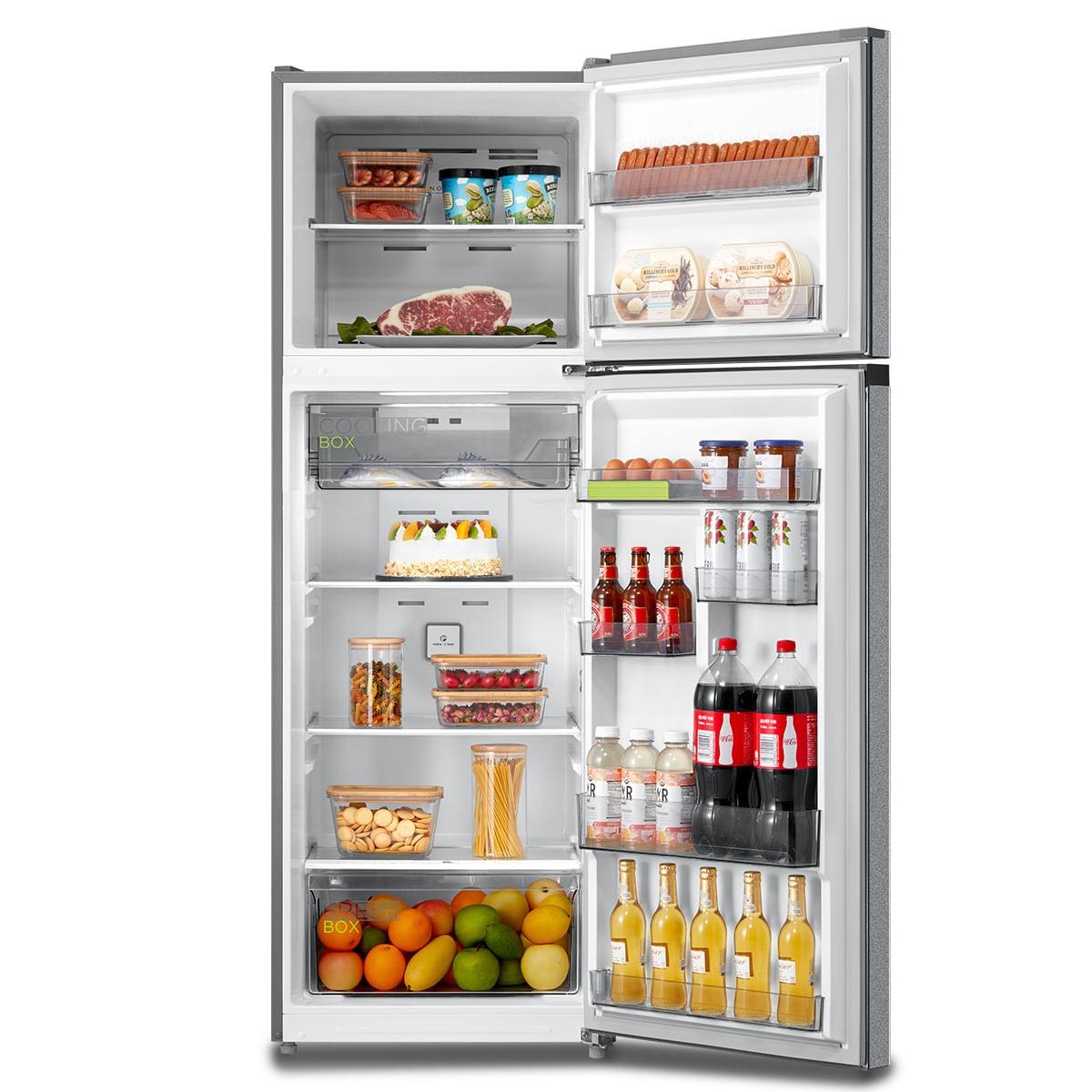 image (4) Refrigerador Midea No Frost Top Freezer MDRT489MTE50 338 LT A+ - Imagen 2