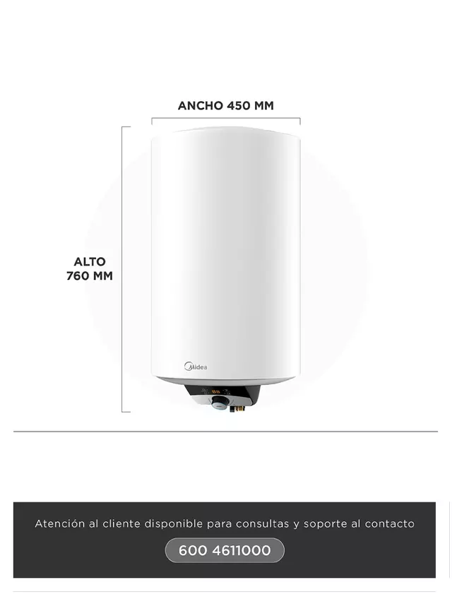 1779979820350-MKDXXVBCWO-1-3 Termo Eléctrico Midea 80 litros WiFi con Mega Water - Imagen 4